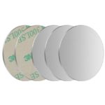 5pcs Rond Argent